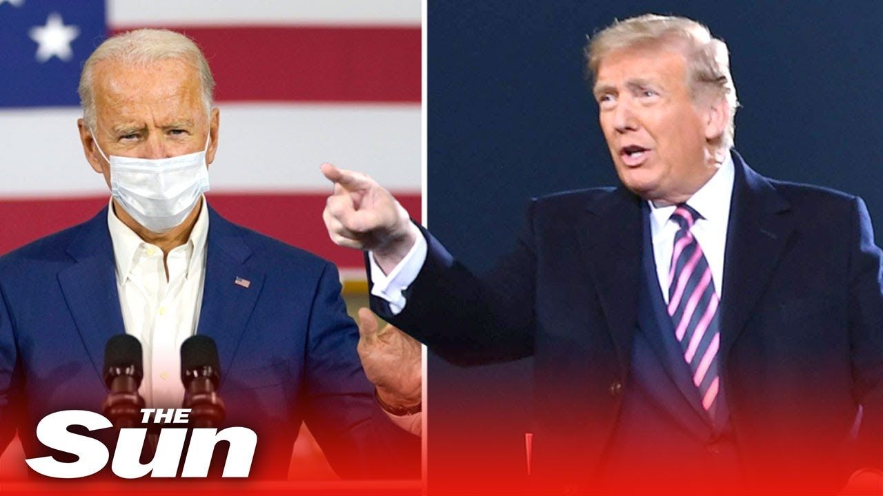 Trump mocks Biden for 'blowing cash on surgery' only to cover face with a mask